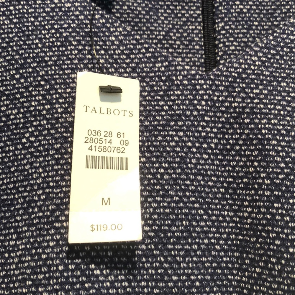 Talbots Navy dress - Picture 5 of 6
